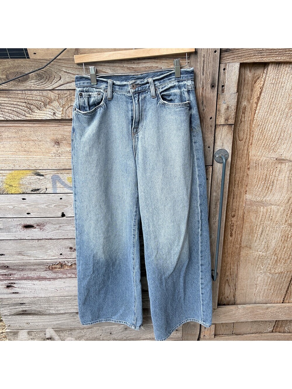 NSF Women's Light Blue Wide Leg Denim Jeans Size 26